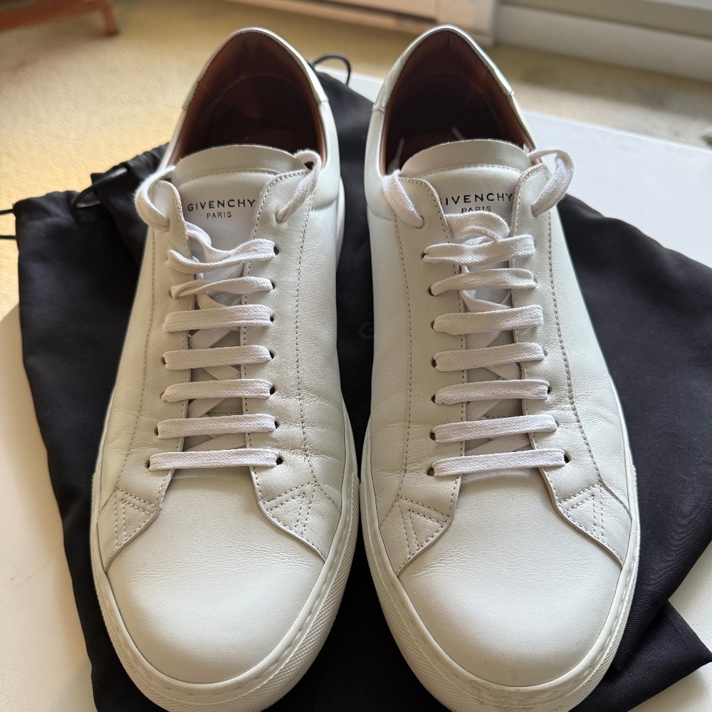Men’s White Givenchy Sneakers (Size 12 US, 45 EU)